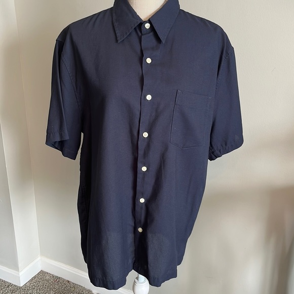 STRUCTURE men’s button-down, short sleeve shirt - Picture 1 of 4